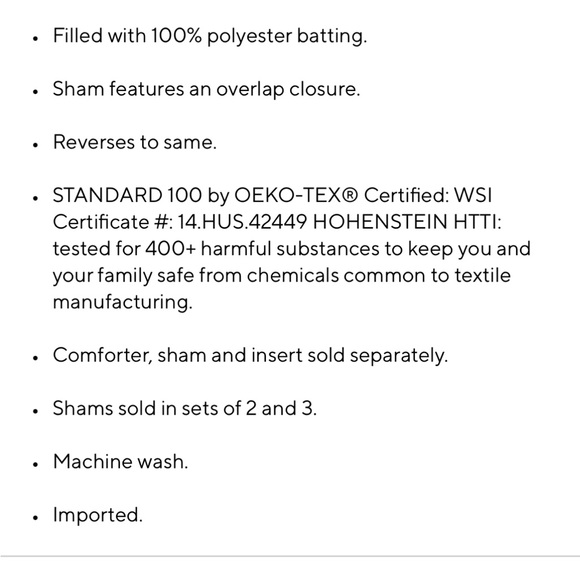 Pottery Barn Botanical Percale Comforter Sham Set - Picture 4 of 4